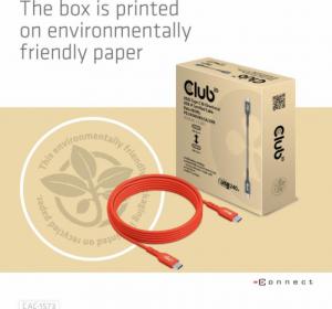 Kabel USB Club 3D USB-C - USB-C 2 m Pomarańczowy (CAC-1573) 7