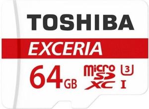 Karta Toshiba Exceria MicroSDXC 64 GB Class 10 UHS-I/U3  (THN-M302R0640EA) 1