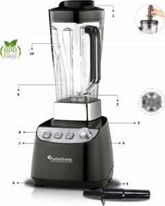 Blender kielichowy TurboTronic Blender kielichowy TurboTronic wysokoobrotowy 28000 obrotów 1500W poj. 1,8L 7