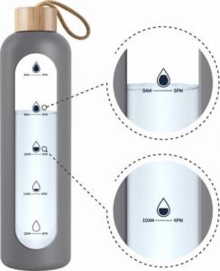 Wessper Butelka motywacyjna 1 litr - szary 4