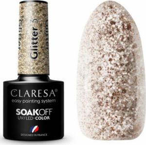 Claresa CLARESA Lakier hybrydowy GLITTER 3 -5g 1