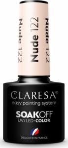 Claresa CLARESA Lakier hybrydowy NUDE 122 -5g 3