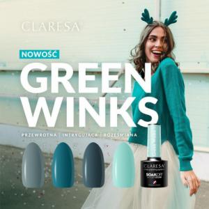 Claresa CLARESA lakier hybrydowy GREEN WINKS 2 -5g 3