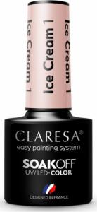 Claresa CLARESA lakier hybrydowy Ice cream 1 -5g 3