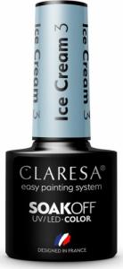 Claresa CLARESA lakier hybrydowy Ice cream 3 -5g 3
