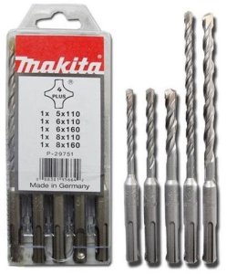 Wiertło Makita Makita B-49052 SDS-VPLUS Drill Set Nr2 5pcs. 8