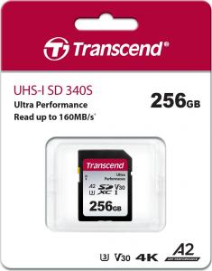 Karta Transcend 340S SDXC 256 GB Class 10 UHS-I/U3 A2 V30 (TS256GSDC340S) 2
