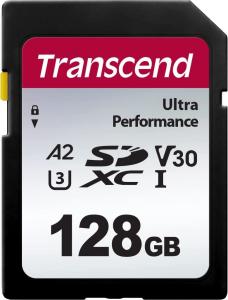 Karta Transcend 340S SDXC 128 GB Class 10 UHS-I/U3 A2 V30 (TS128GSDC340S) 1