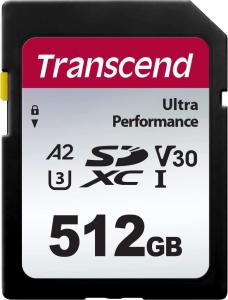 Karta Transcend 340S SDXC 512 GB Class 10 UHS-I/U3 A2 V30 (TS512GSDC340S) 1