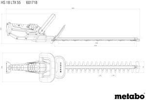 Metabo Nożyce akumulatorowe HS 18 LTX 55 cm (601718500) 3