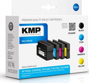 Tusz KMP KMP H166VX Multipack BK/C/M/Y compatible with HP 953 XL 1
