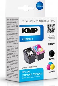 Tusz KMP KMP H162V Promo Pack BK/Color comp. with HP C2P05AE/C2P07AE 1