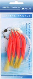 Mikado Zestaw Morski Hair Tube Rig hak nr 3/0 Red-Yellow 1