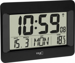 TFA TFA 60.4519.01 Radio Controlled Clock with Temperature 1