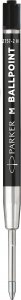 Parker 1x2 Parker Quinkflow Basic Ballpoint Pen Refill M black 2