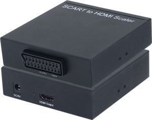 Adapter AV LogiLink HDMI SCART, Czarny (HD0009) 1