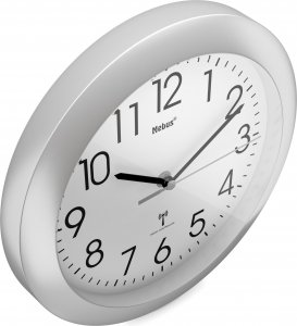 Mebus Mebus 52451 wireless wall clock silver 2