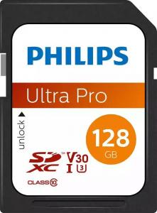 Karta Philips Ultra Pro SDXC 128 GB Class 10 UHS-I/U3 V30 (FM12SD65B/00) 1