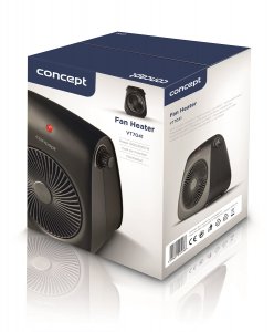 Termowentylator Concept  Termowentylator, czarny VT7041 7