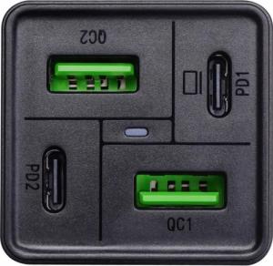 Ładowarka Akyga 2x USB-A 2x USB-C 3 A (AK-CH-17) 2