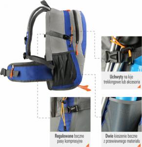 Plecak turystyczny Nils Extreme Bessegen CBT7107 35 l Niebieski 14