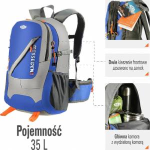 Plecak turystyczny Nils Extreme Bessegen CBT7107 35 l Niebieski 16