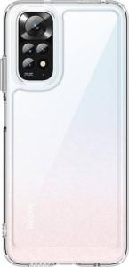 Hurtel Outer Space Case etui do Xiaomi Redmi Note 11 sztywny pokrowiec z żelową ramką przezroczysty 1