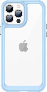Hurtel Outer Space Case etui do iPhone 13 Pro Max sztywny pokrowiec z żelową ramką niebieski 1