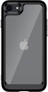 Hurtel Outer Space Case etui do iPhone SE 2022 / SE 2020 / iPhone 8 / iPhone 7 sztywny pokrowiec z żelową ramką czarny 1