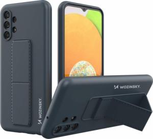 Wozinsky Wozinsky Kickstand Case silikonowe etui z podstawką etui Samsung Galaxy A23 granatowe 1