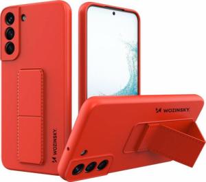 Wozinsky Wozinsky Kickstand Case silikonowe etui z podstawką etui Samsung Galaxy S22+ czerwone 1