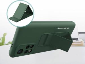 Wozinsky Wozinsky Kickstand Case silikonowe etui z podstawką etui Xiaomi Redmi 10 czarne 5