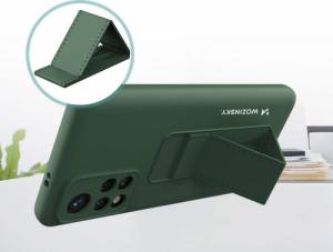Wozinsky Wozinsky Kickstand Case silikonowe etui z podstawką etui Xiaomi Redmi 10 granatowe 5