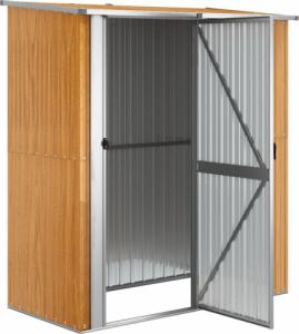 vidaXL vidaXL Szopa ogrodowa na rowery, brązowa, 180,5x97x209,5 cm, stal 4