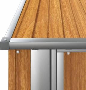 vidaXL vidaXL Szopa ogrodowa na rowery, brązowa, 180,5x97x209,5 cm, stal 5