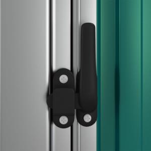 vidaXL vidaXL Szopa ogrodowa na rowery, zielona, 180,5x97x209,5 cm, stal 7