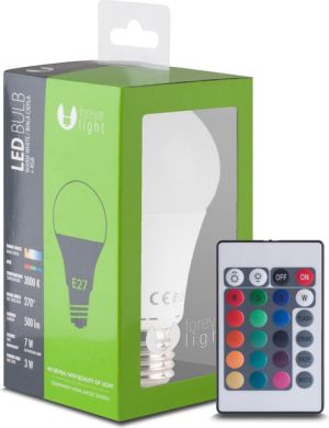 Forever Light Żarówka LED E27 A60 z pilotem i przetwornicą (T_0012903) 3
