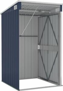 vidaXL vidaXL Szopa ogrodowa, mocowana do ściany, antracytowa, 118x100x178 cm 6