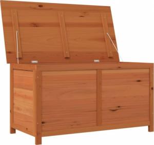 Skrzynia ogrodowa vidaXL vidaXL Ogrodowa skrzynia na poduszki, brązowa, 100x50x56 cm, jodłowa 5