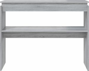 vidaXL Stolik konsolowy, szary dąb sonoma, 102x30x80 cm 3