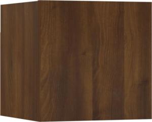 vidaXL vidaXL Wiszące szafki TV, 4 szt., brązowy dąb, 30,5x30x30 cm 7