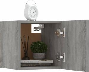 vidaXL vidaXL Wiszące szafki TV, 2 szt., szary dąb sonoma, 30,5x30x30 cm 7