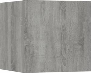 vidaXL vidaXL Wiszące szafki TV, 2 szt., szary dąb sonoma, 30,5x30x30 cm 8