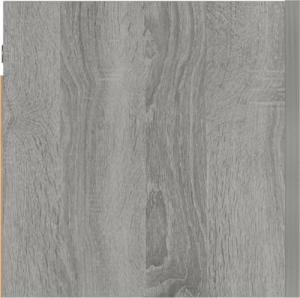 vidaXL vidaXL Wiszące szafki TV, 2 szt., szary dąb sonoma, 30,5x30x30 cm 10