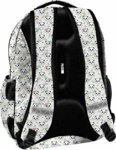 Paso Paso Zestaw szkolny, Młodzieżowy plecak, tornister + Worek na buty, Bidon, Śniadaniówka i Piórnik z wyposażeniem panda 3