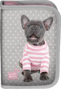 Paso Paso Zestaw szkolny, Młodzieżowy plecak, tornister + Bidon, Śniadaniówka i Piórnik z wyposażeniem z pieskiem 5