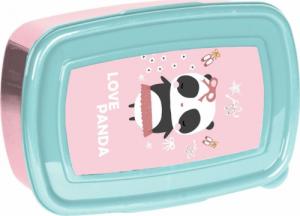 Paso Zestaw Love Panda Tornister, worek na buty, piórnik z wyposażeniem, śniadaniówka i bidon 11