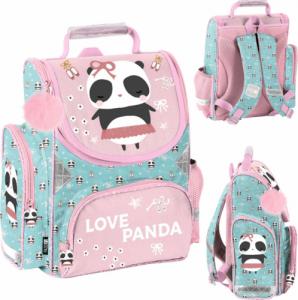 Paso Zestaw Love Panda Tornister, worek na buty, piórnik z wyposażeniem, śniadaniówka i bidon 2