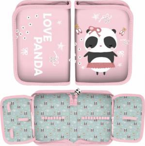 Paso Zestaw szkolny tornister, piórnik, worek na buty, bidon i śniadaniówka Love Panda 6