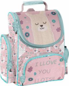 Paso Zestaw szkolny tornister, piórnik rozkładany bez wyposażenia klasa 1-3 Lama I love you lots! 2